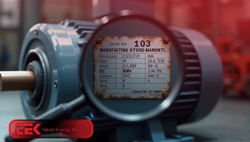 چرا پلاک موتور الکتریکی مهمه؟